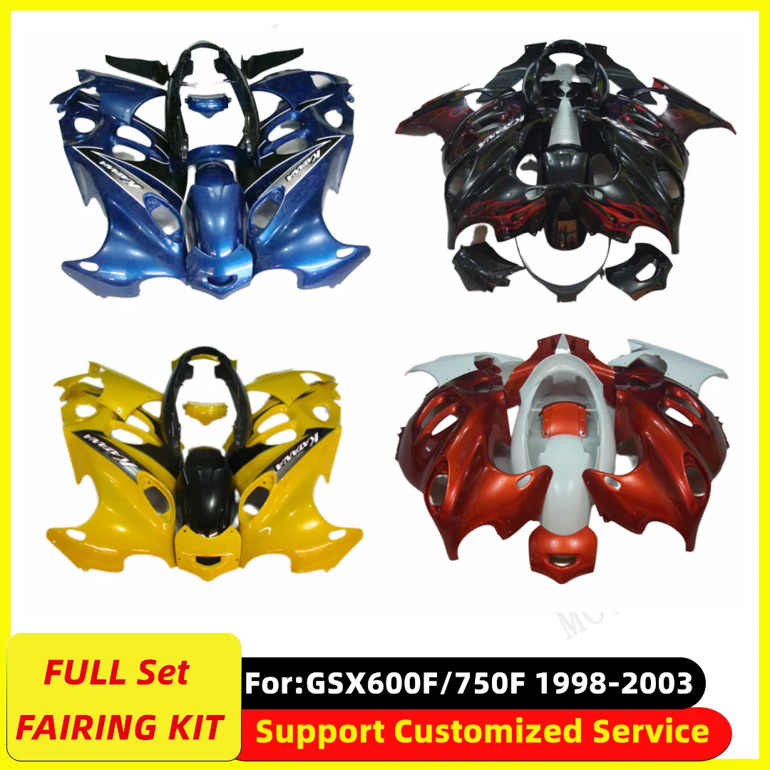 

NEW ABS Motorcycle full Fairing kit fit for GSX 600F 750F 1998 1999 2000 2001 2002 2003 hayabusa bodywork Fairings kits zxmt
