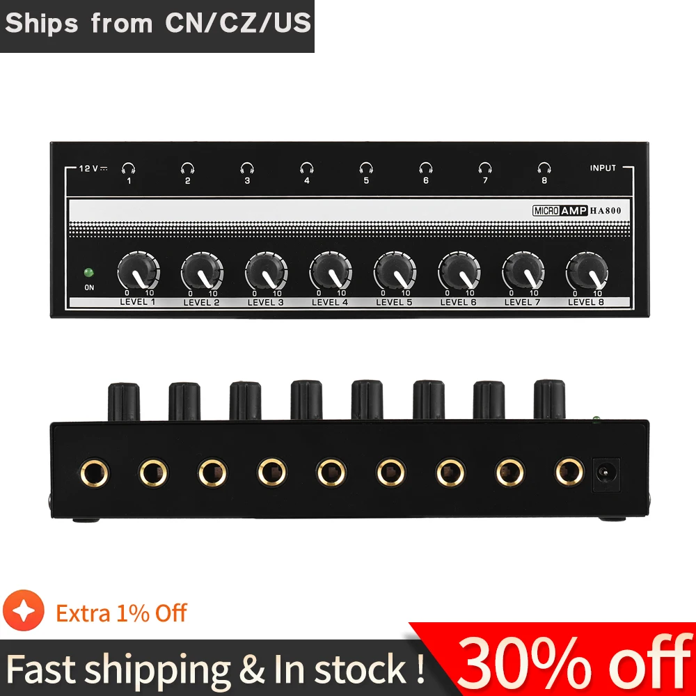 HA800 Kopfhörerverstärker: Der ultimative 8-Amp-Lösung für Studio- und Live-Anwendungen