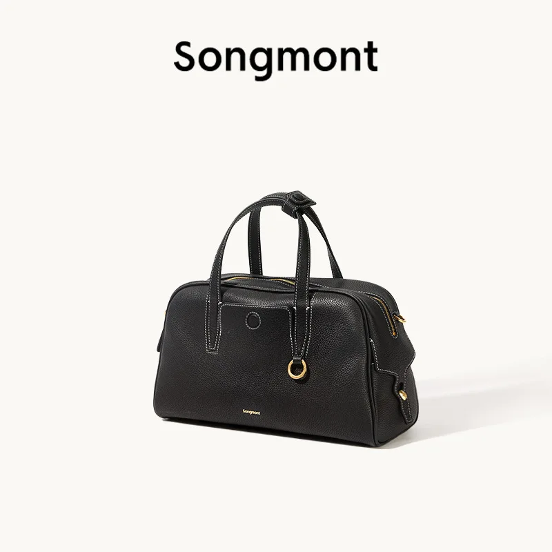 Songmont Bowling Bag Women's Crossbody Tote Boston Bag