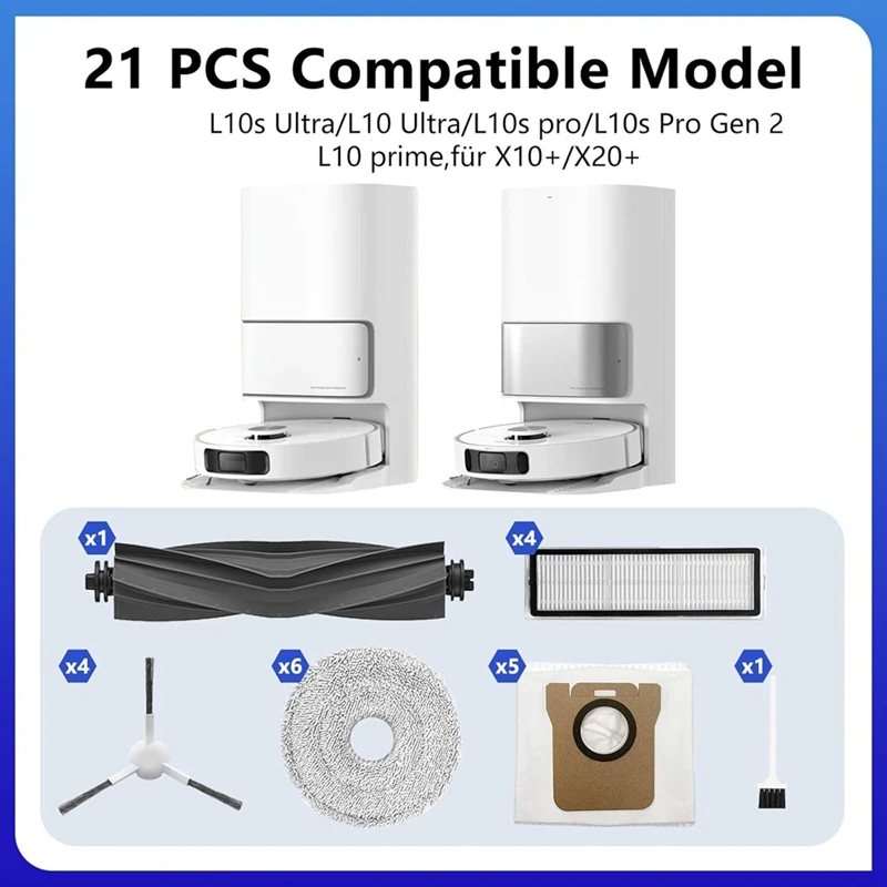 Replacement Part For Dreame L10 Ultra /L10s Ultra /L10s Pro/ L10s Pro Gen 2/ L10 Prime, Xiaomi X10+/ X20+ Vacuum Cleaner