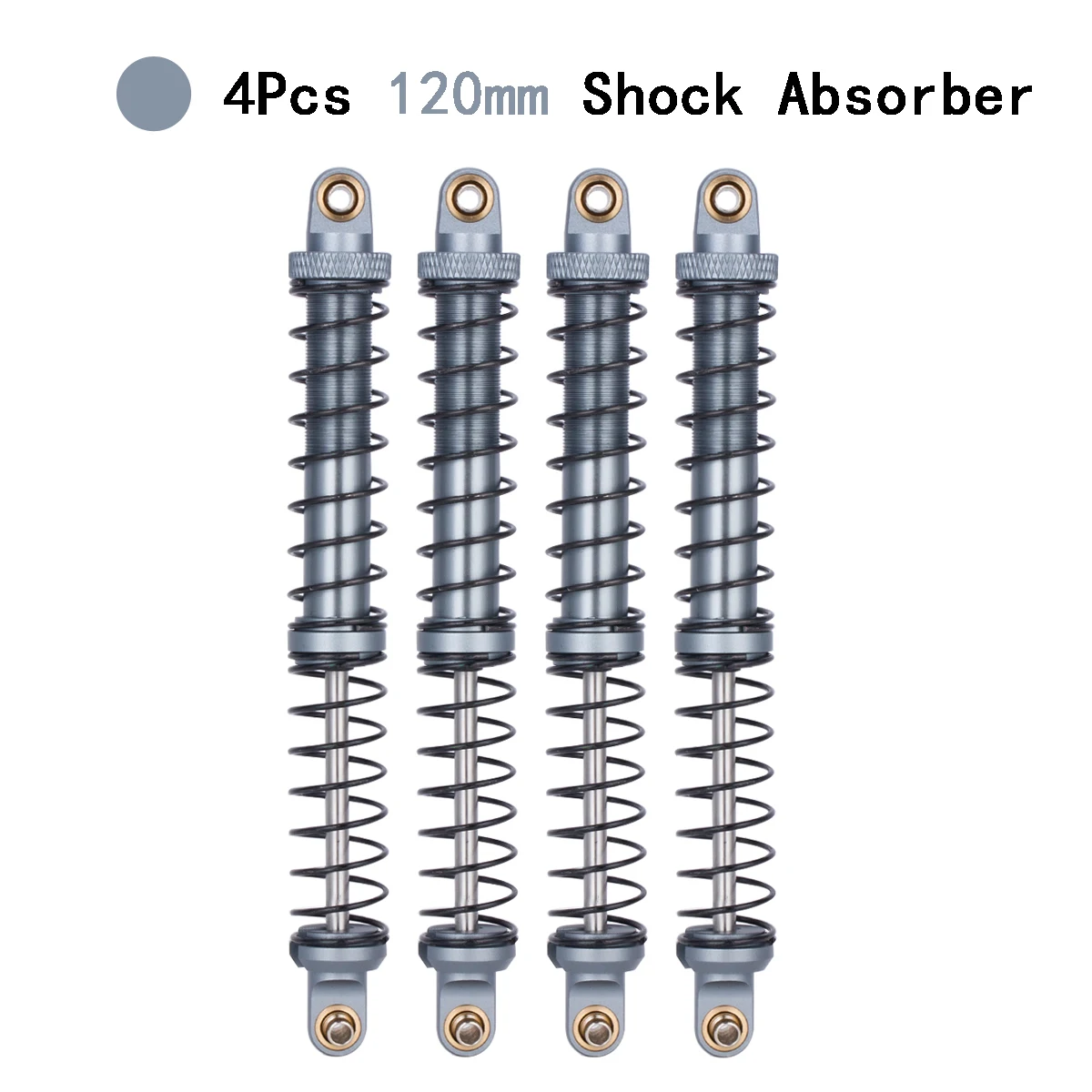 4 STUKS 70mm 80mm 90mm 100mm 110mm 120mm Verstelbare Schokdemper Olie Demper Voor 1/10 RC Crawler Auto TRX4 Axiale SCX10 AXI03007 D90