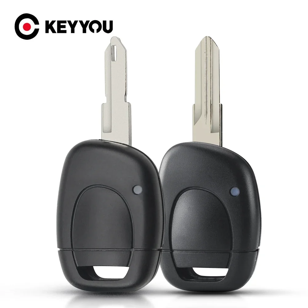 

Чехол для автомобильного ключа KEYYOU с 1 кнопкой для Renault Twingo Clio Kangoo Master, без чипа, с необработанным лезвием, для бесключевого доступа