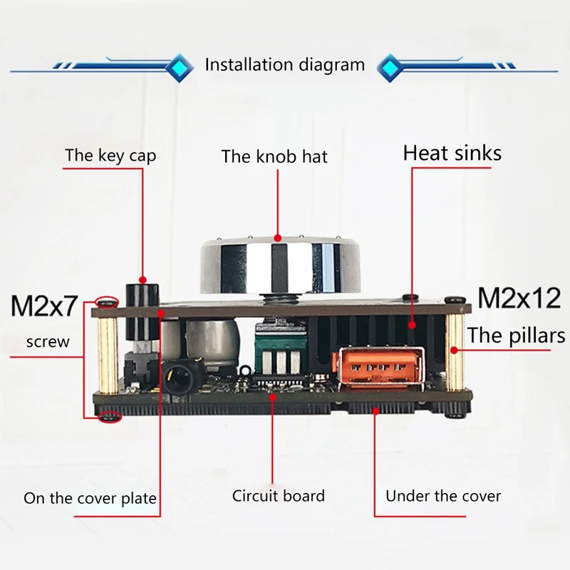 2X100 Вт усилитель мощности стерео Bluetooth 5,0 аудиоприемник класса D цифровой модуль усилителя мощности