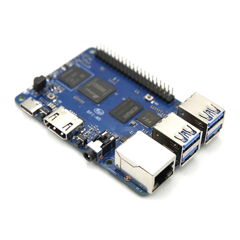Para banana pi bpi m5 placa de desenvolvimento + caso 4gb lpddr4 + 16g emmc s905x3 executar android 9.0 e linux