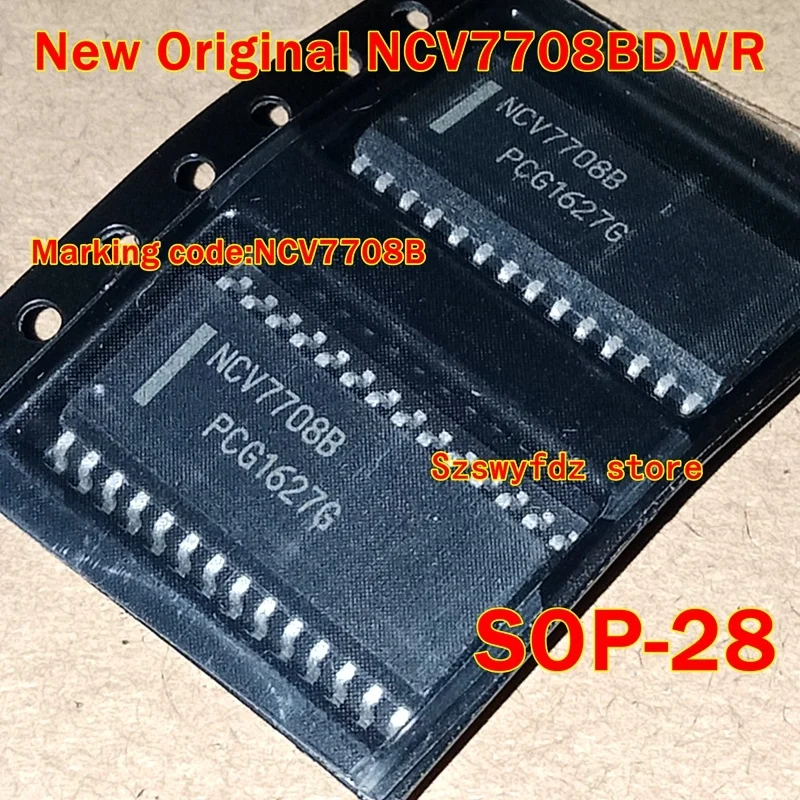 New Original Ncv7708Bdwr2G Ncv7708Bdwr Ncv7708Bdw Sop-28 Marking Code:Ncv7708B Double Hex Driver