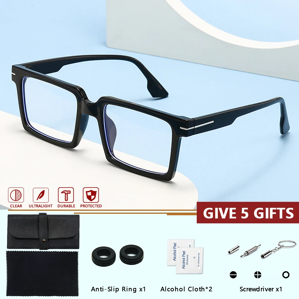 

CRIXALIS квадратные прогрессивные очки по рецепту женские очки для дальнозоркости и близорукости оптические фотохромные очки с защитой от синего света