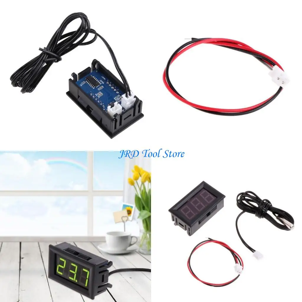 

A2UD -50 ~ 110 °c для постоянного тока 12 В, цифровой светодиодный термометр, панель мониторинга температуры автомобиля,