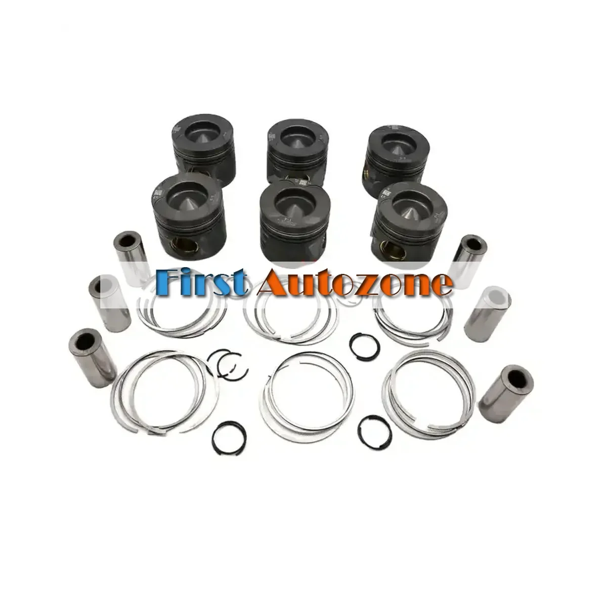 

6PCS Engine Pistons Rings For Benz R350 2010-2012 3.0 V6 6420308017 6420308117