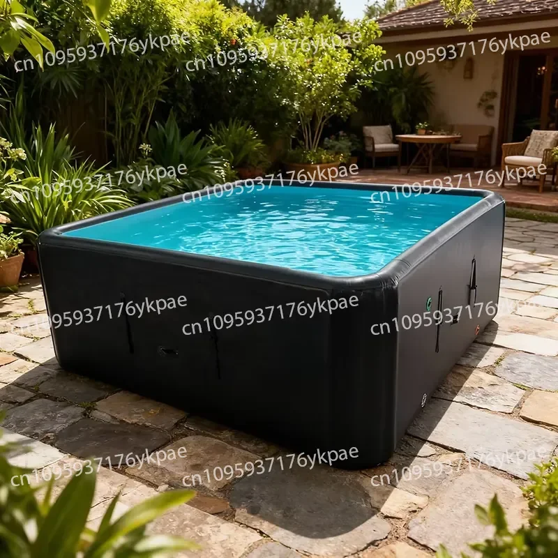 PVC Filter-type Inflatable Above-ground Pool with Filter Pump for Summer Play in The Backyard