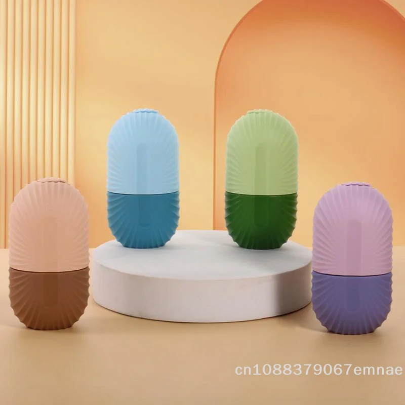 【xxx】Women's Skincare Gift Set: Reusable Freezable Shell-Patterned Silicone Ice Mold, Facial Beauty Ice Roller, Skincare Tool view 5