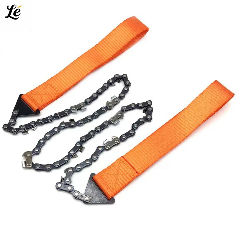

Pocket Chainsaw Set Storage Bag 11/33 Teeth Folding Chain Hand Saw Outdoor Survival Camping Hunting Tree Cutting Emergency Tools