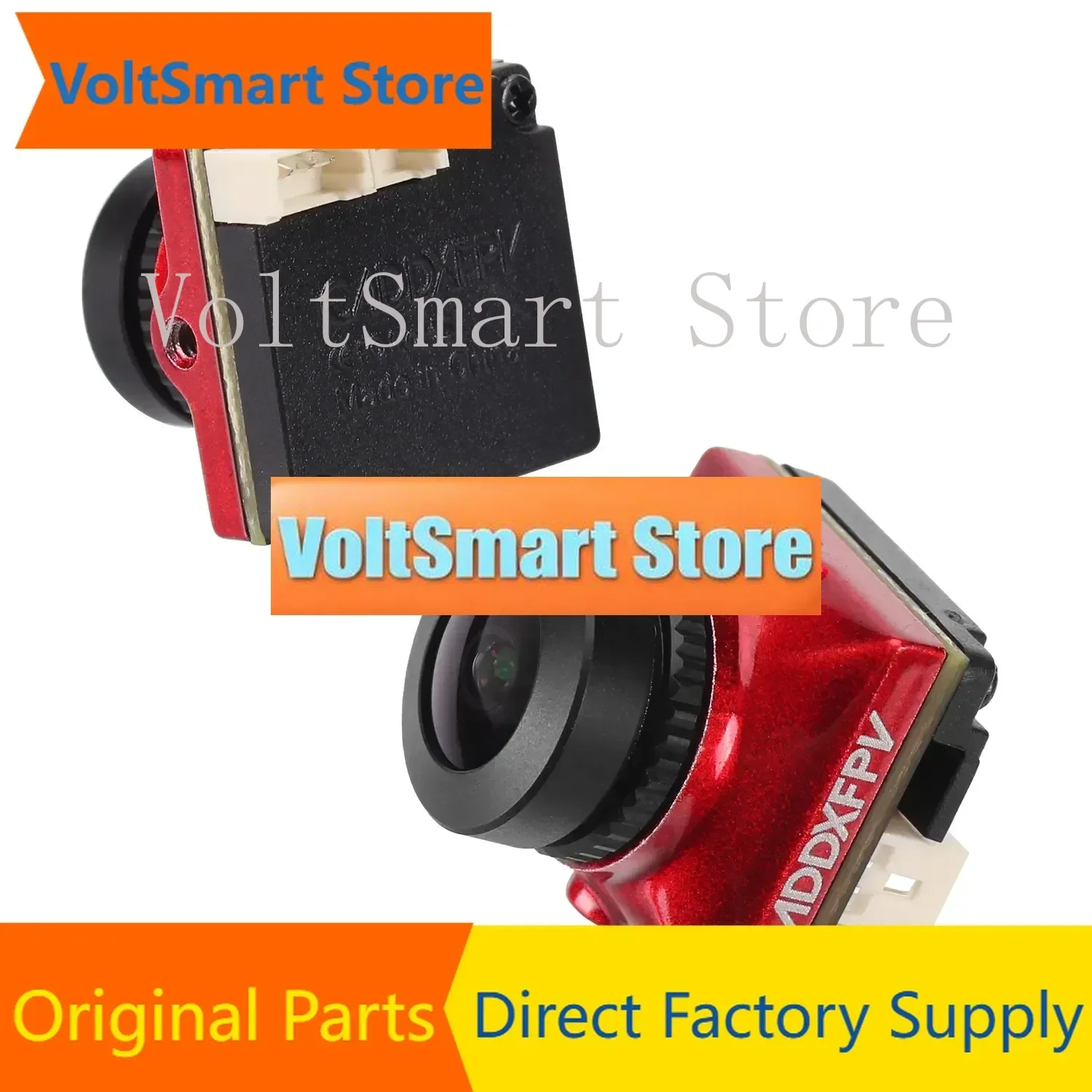 VoltSCaddx Ratel 2 1200TVL 2.1mm Lens 4K Micro FPV Camera Drone 16-9/4-3 NTSC/PAL Switchable Replacement Lens 9g Mini 2 Remote