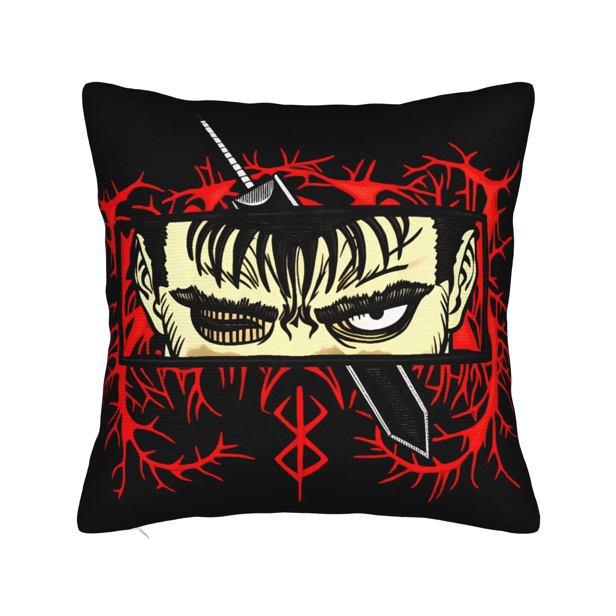 Pillow Cover B-Berserks  Retro Trendy Pillow Case For Living Room Sofa Pillowcases
