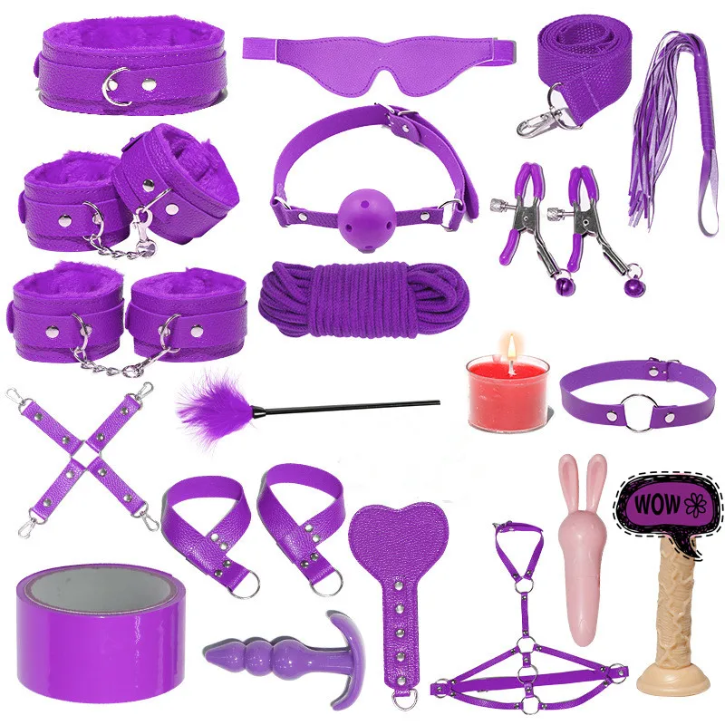 

SM prop set, bundled nipple clip, collar, candle, handcuff, ankle handcuff, whip, candle, hand racket, slap