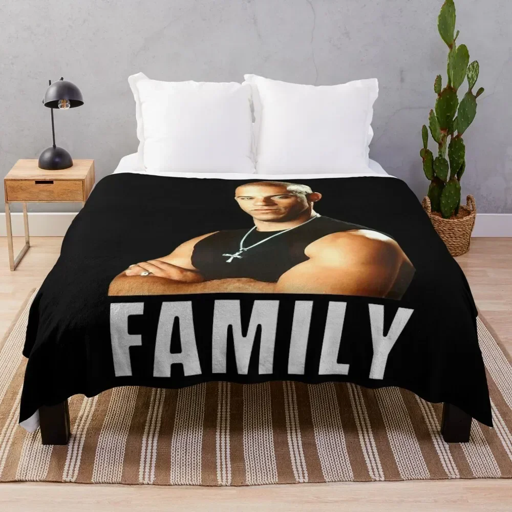 

Dom Toretto Funny Man Throw Blanket christmas decoration Summer Flannel Fabric Polar Blankets