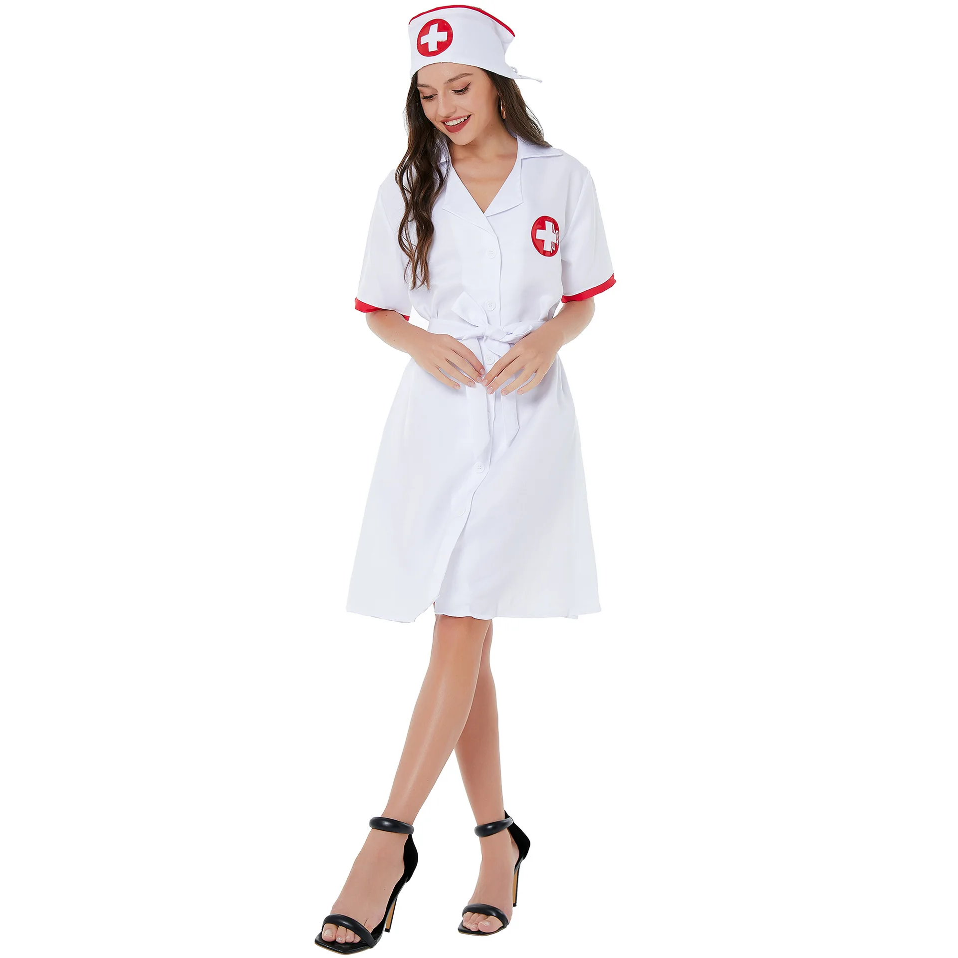 Halloween Cosplay europäische und amerikanische Unterwäsche sexy Arzt Krankens ch wester Uniform Set Krankens ch wester Uniform