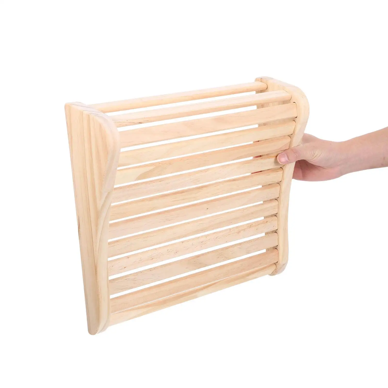

Wooden Sauna Pillow Neck Support Handmade Solid Wood Headrest Ergonomic Sweat Steaming Sauna Equipment Accessories