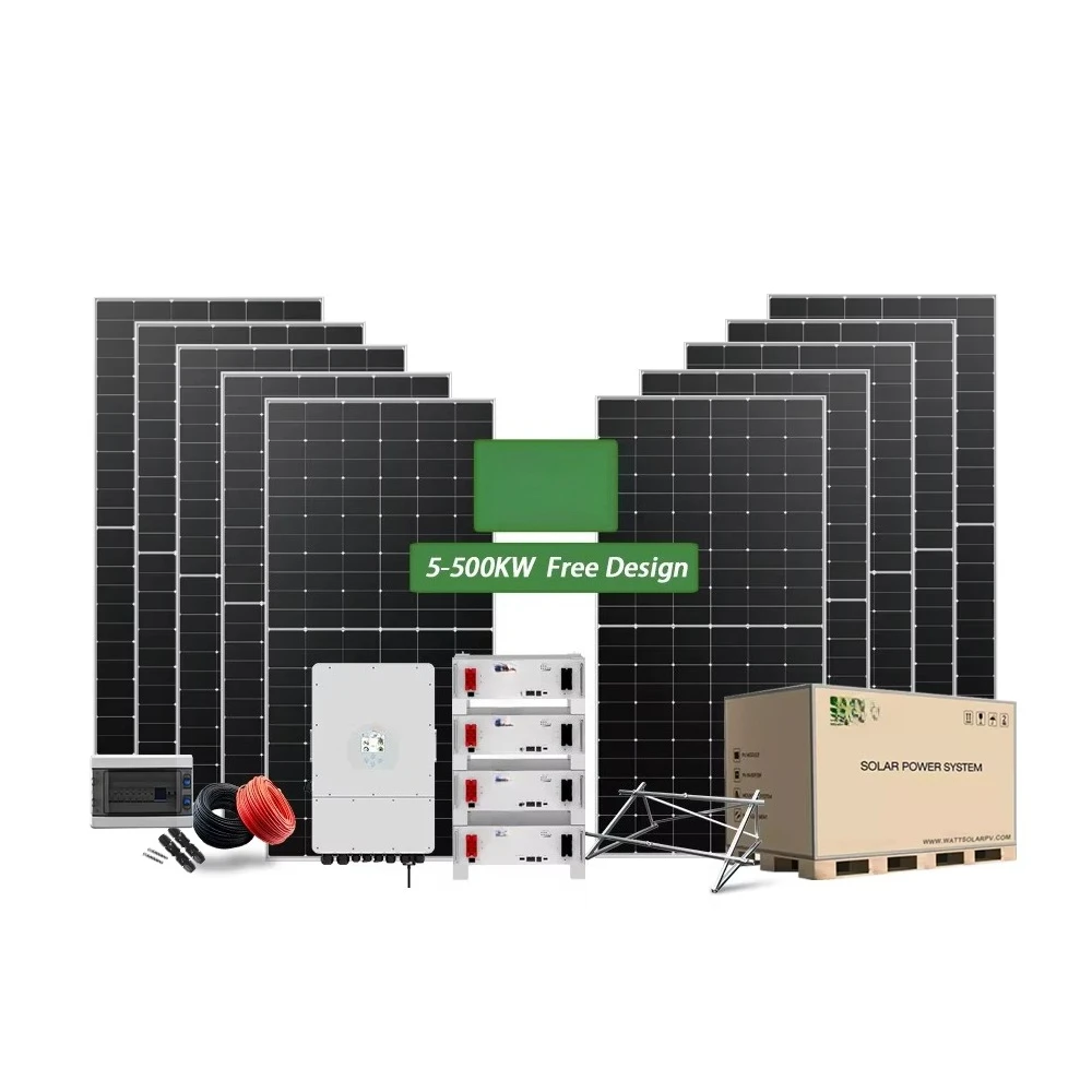 WS 30KW 50KW 100kw 150kw 500kw 50kw 100 150 200kw 500 KW الطاقة الشمسية المنزلية كاملة 3 المرحلة نظام الطاقة الشمسية الهجين الصناعي #1