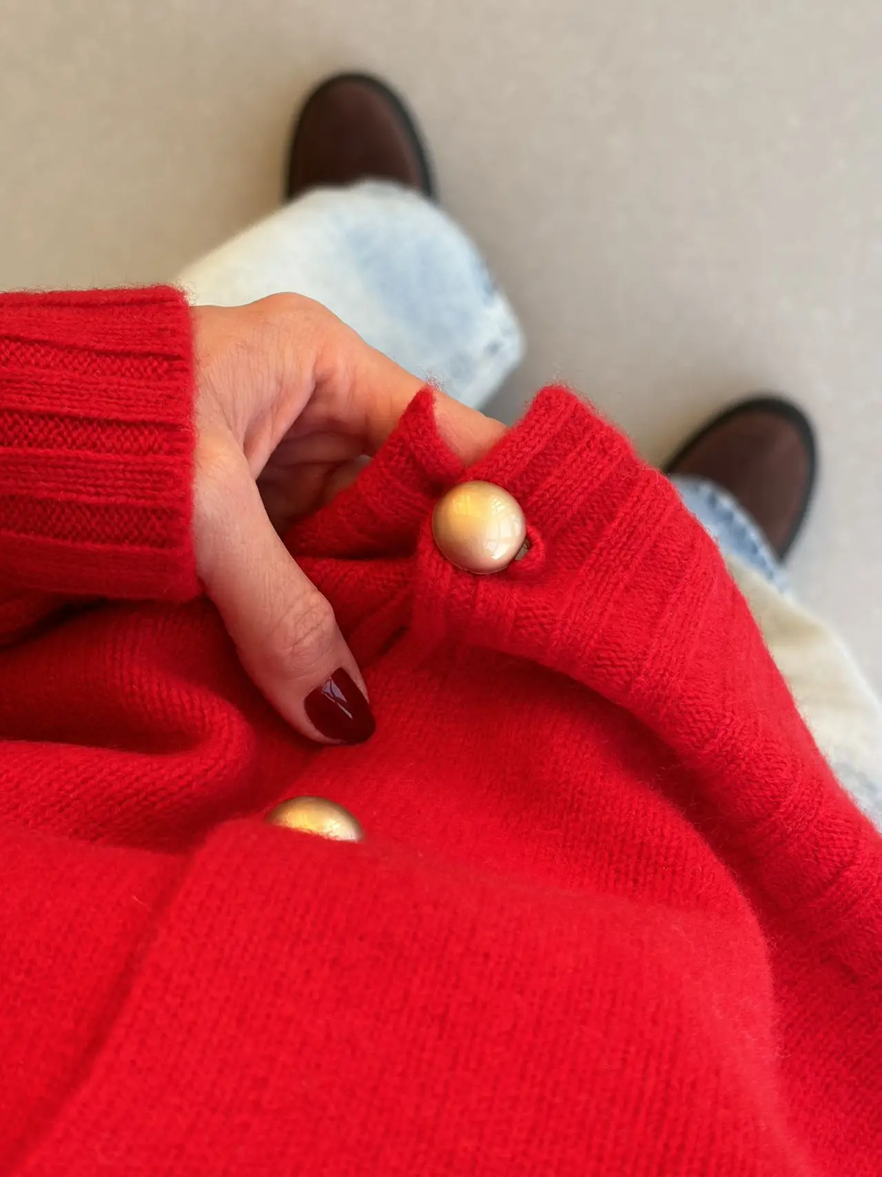 Women\'s Casual Solid Color round Neck Long Sleeve Loose Cardigan Sweater 100% Wool Comfortable Knitwear for All Seasons