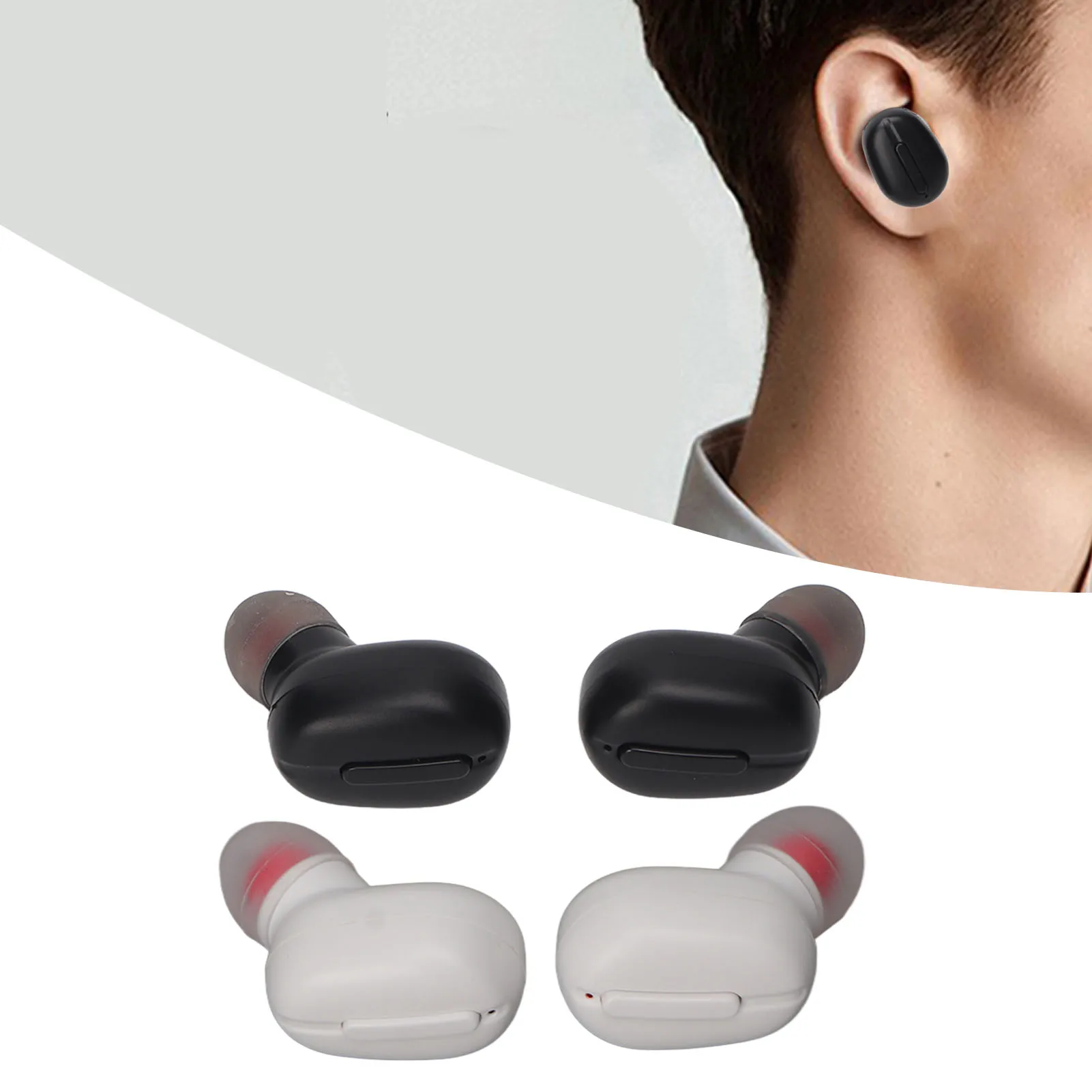 Translator Earbuds Wireless Bluetooth 5.0 HiFi Speakers Language Translator Device for Daily