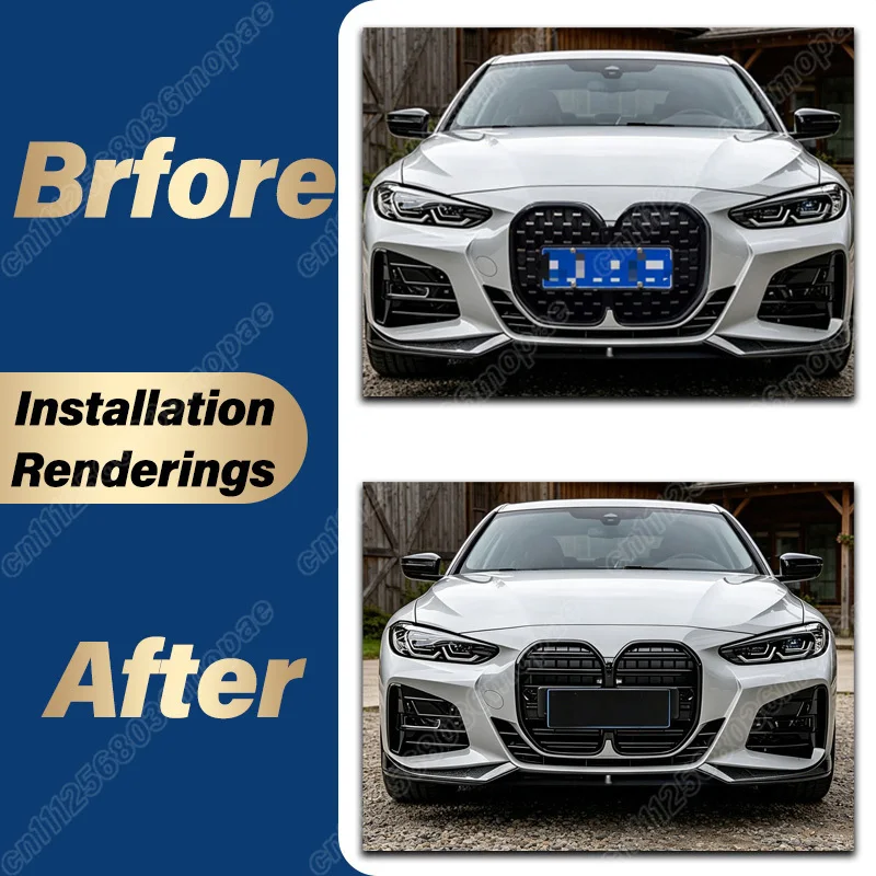 For BMW 4 Series G26 4-Door Gran Coupe 2021 2022 2023 2024 Automobile Air Intake Grille Sports Racing Double Bar Grille Body Kit
