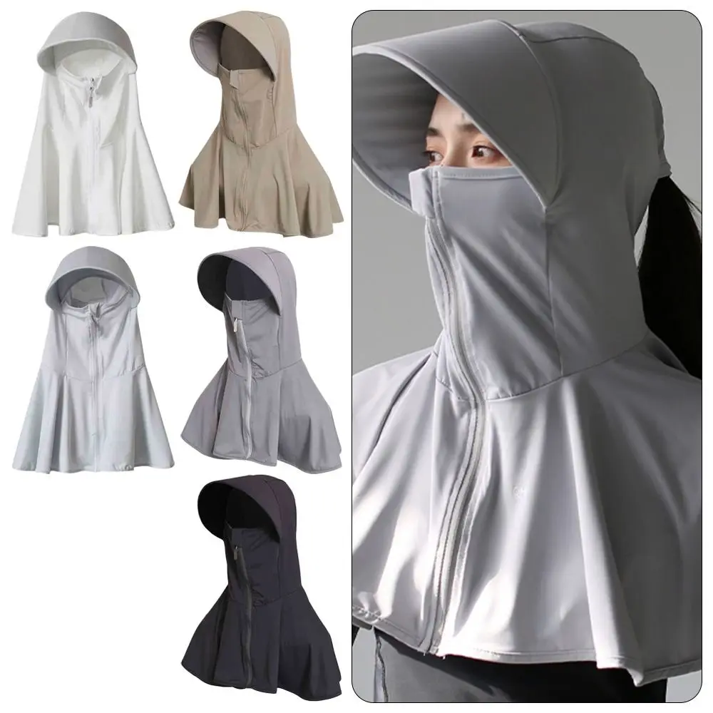 

Comfortable UPF 50+ Sun Hat UV-resistant Breathable Sunscreen Hat Face Neck Flap Cover Cycling Shawl for Men/Women