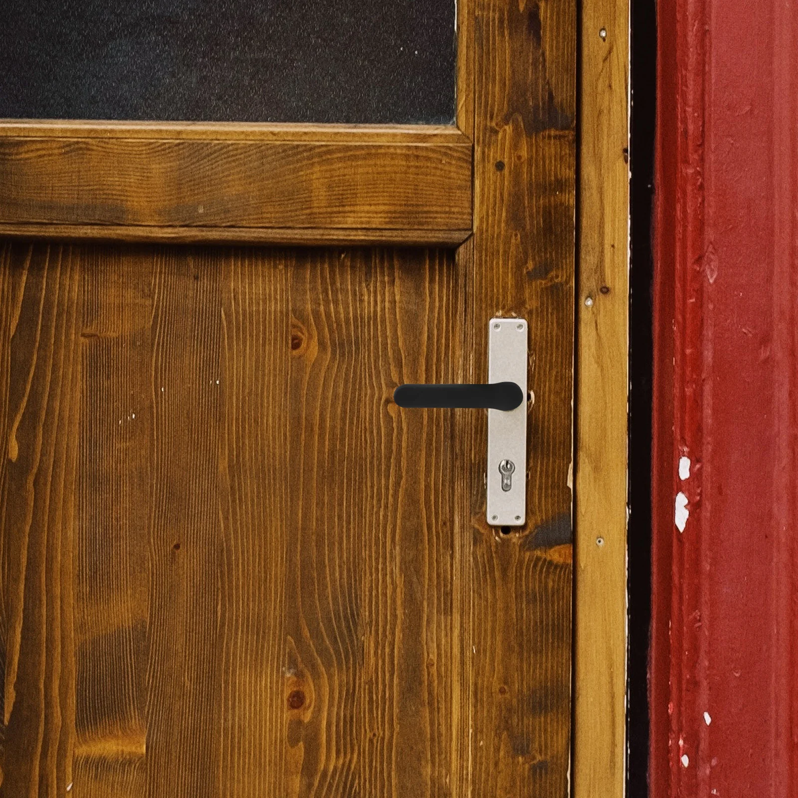 

2Pcs Silicone Door Handle Protector Cushion Cover Easy Install Remove Childproofing Black Home Decor Door Handle Covers