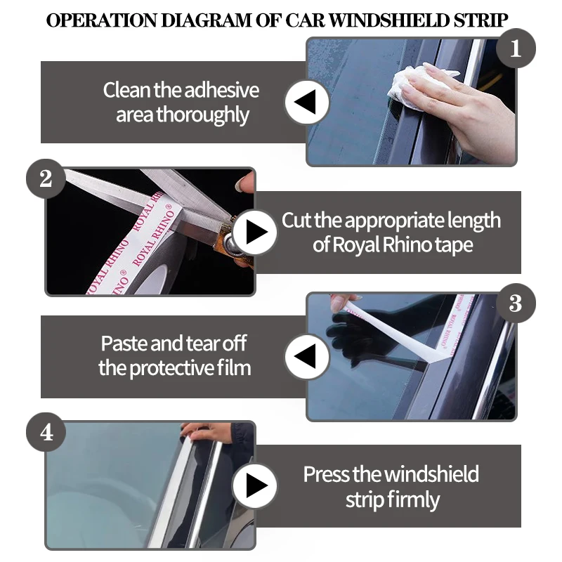 ROYAL High Adhesion Double-Sided Adhesive Tape -33m Temperature Resistant Waterproof Self-Adhesive Suitable Automotive Home Use