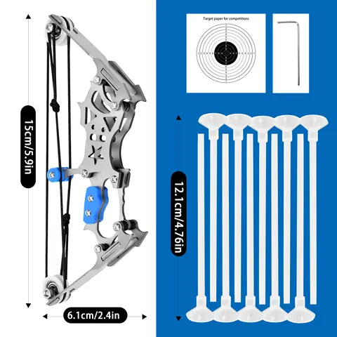 Tir à l'arc Mini arc composé main gauche et droite tir en plein air général paquet de pratique novice Interaction Parent-enfant
