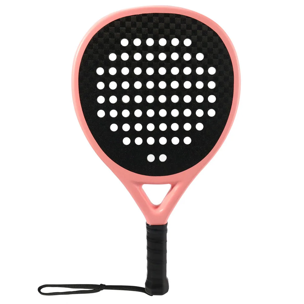 

High Quality 12k Carbon Fiber Tennis Racket Durable Thick Plate Beach Bats Factory Direct Wholesale Supply Good Price