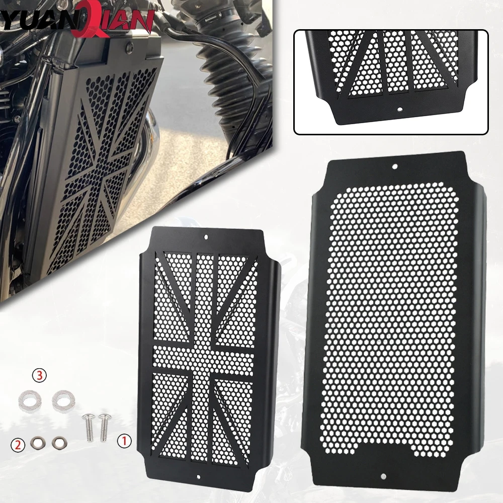 

2023 22 для T120 Street/Speed Twin 900, защита радиатора мотоцикла, защитная решетка, защита 2016 2017 2018 2019 2020 2021