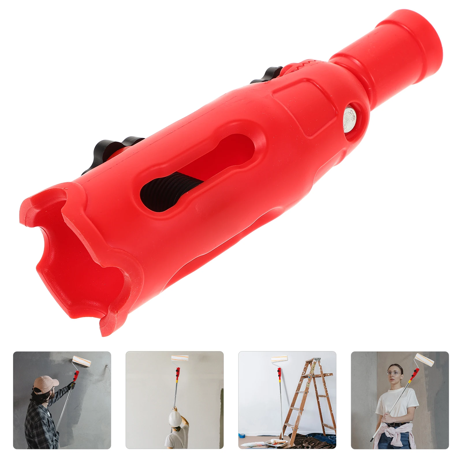 

Adjustable Extension Pole Multi-Angle Clamping Tool For Paint Brush Rollers High Ceiling Corner Edge Work Lightweight Universal