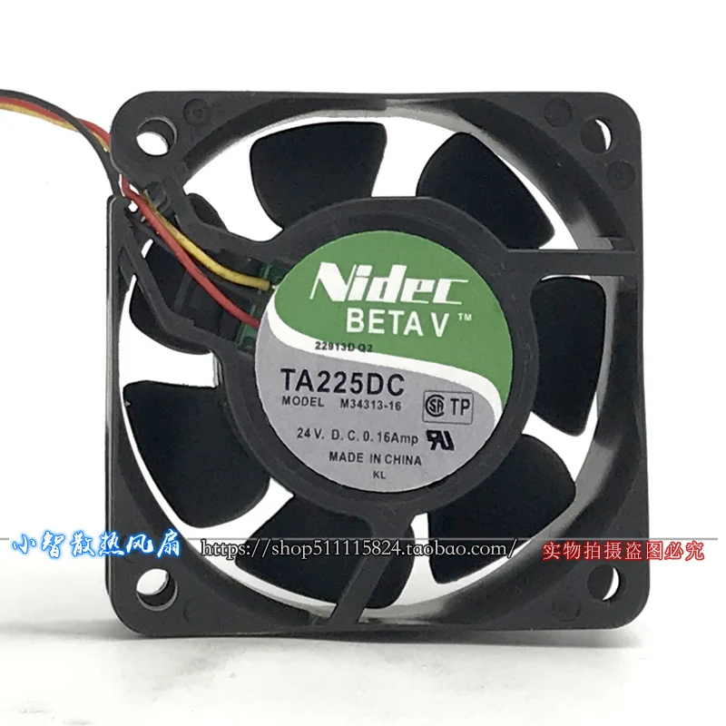 ORYGINALNY M34313-16 TA225DC 24V 0.16A 6025 60*60*25mm NOWY WENTYLATOR CHŁODZĄCY RADIATOR