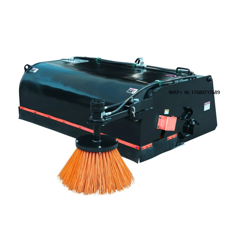 

Quick Change Skid Steer Pick-up Box Broom Sweeper Attachment for Construction Industrial or Municipal Work
