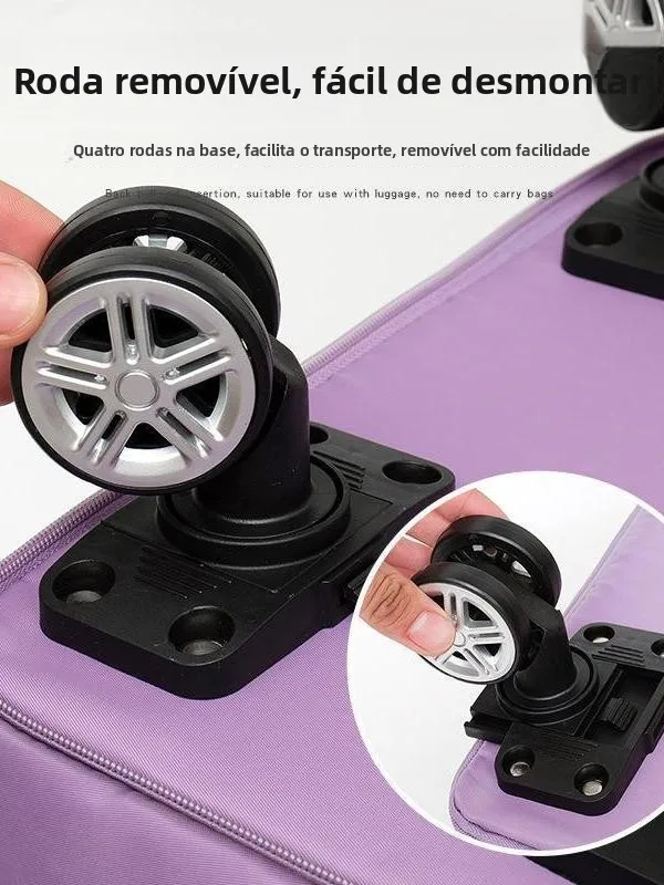 取り外し可能な車輪付きトラベルバッグ-荷物バッグ-チェックインバッグ-ウェット＆ドライ分離機能付き-短期旅行用-多機能-ハンドヘルド-大容量