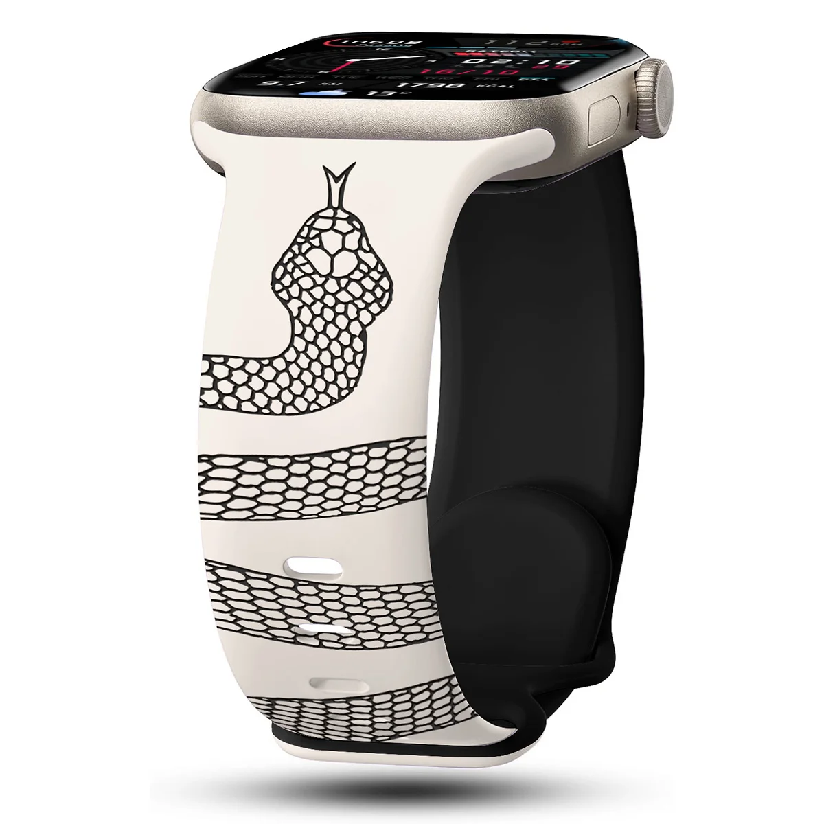 حزام سيليكون بلونين لساعة أبل 41 مللي متر 40 مللي متر 45 مللي متر 44 مللي متر 49 مللي متر 46 مللي متر 42 مللي متر سوار Iwatch سلسلة 10 SE 9 8 7 العصابات Ultra2