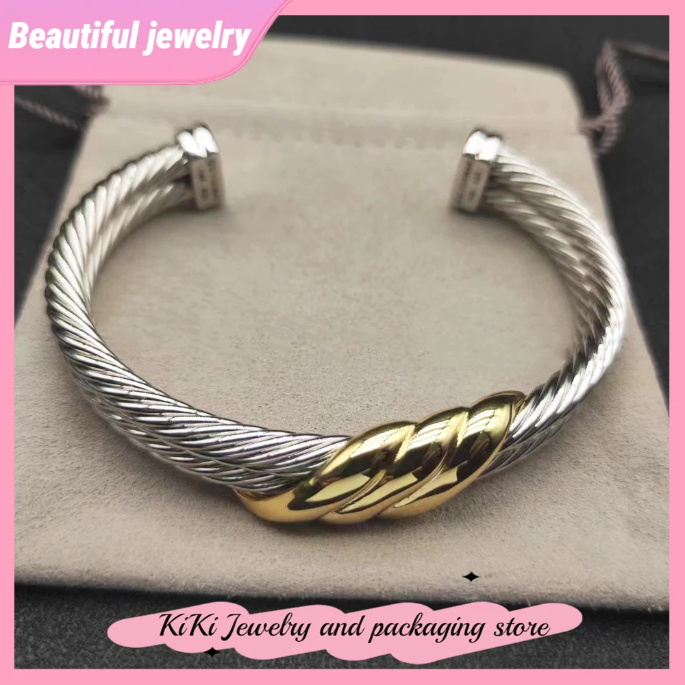 

2026 New Fashionable Double Layered Bracelet with A Design That Wraps Around A Few Circles Valentine's Day Gift for Daily Wear