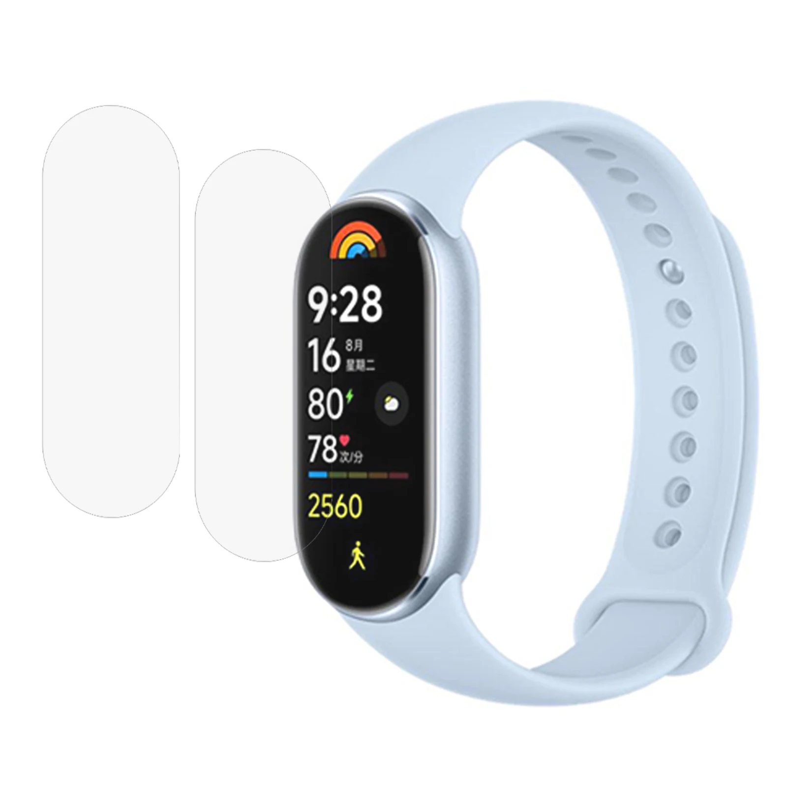 

2 шт. для Xiaomi Smart Band 9, защитная пленка для экрана высокой четкости, мягкая пленка из ТПУ