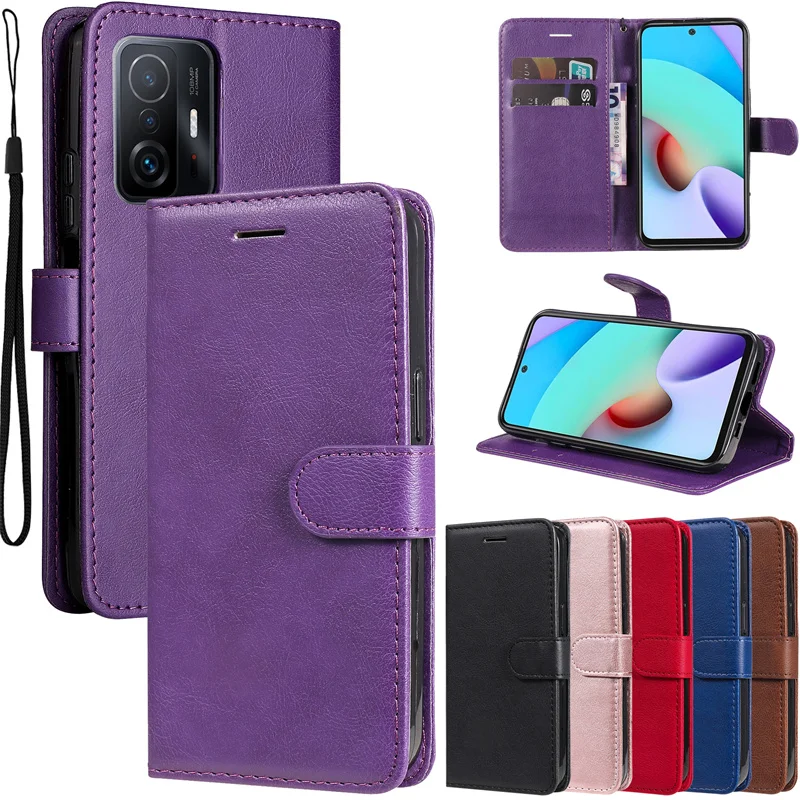 Mi Poco M4 Pro 5G Case Wallet Leather Capa For Xiaomi Redmi Note 11 Pro Plus + 10T 10S Mi 11T 11 T Lite Poco X3 F3 GT Pro Cover