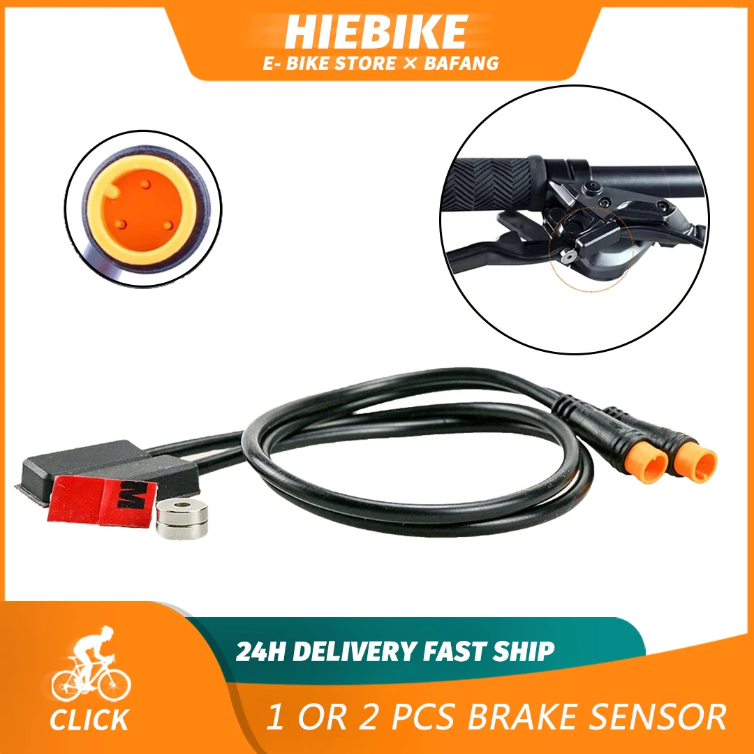 Brake Sensor Waterproof 3 Pin Cable Magnets Ebike Hydraulic Power Cut Off Sensor for Bafang Mid Drive Motor Kit Electric Bicycle