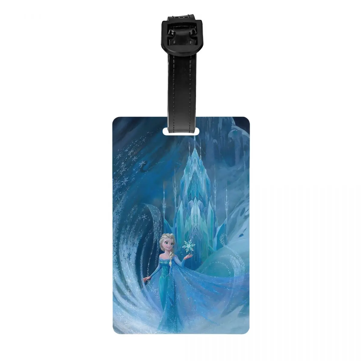 

Багажная бирка принцессы Эльзы на заказ, дорожная сумка «Холодное сердце», чемодан, конфиденциальная обложка, идентификационная этикетка