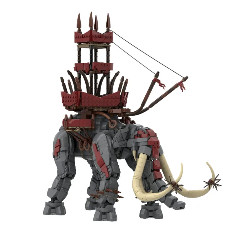 2095 PCS Star Battle Fighting Mammoth MOC Customize Modular Building Block Model Creative Design Design DIY Toy Birthday Gift