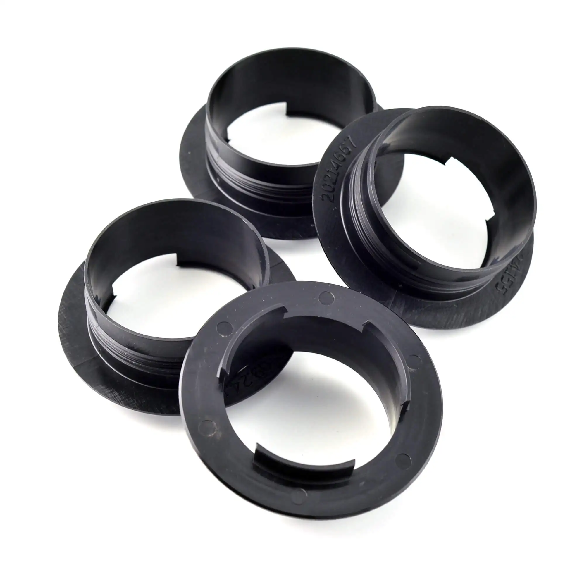 4pcs 96mm Wheel Caps Clip Ring Nylon For 09.24.155 Rim Center Cover Car Modification Styling Hubcap Interior Accessories Black