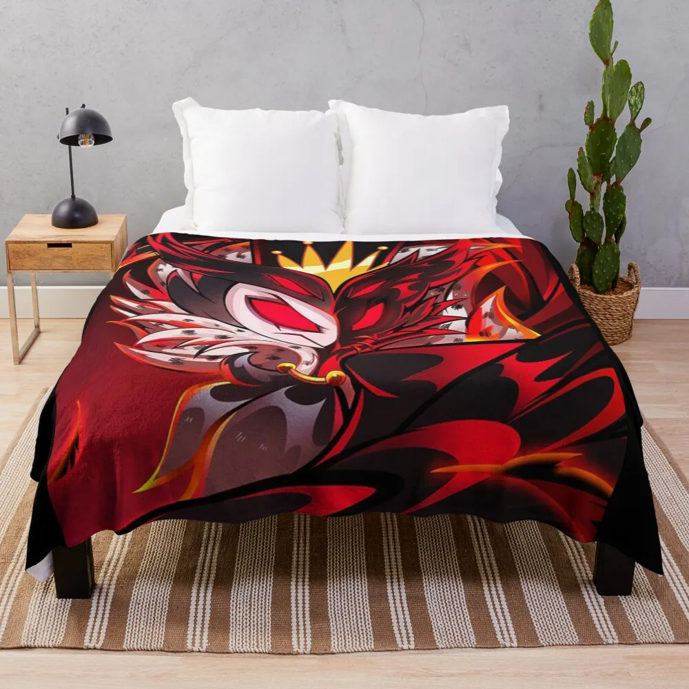 

Helluva Boss Stolas Throw Blanket Decoratives Fashion Sofas Designers Hairy Blankets