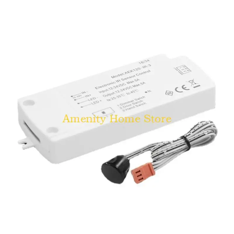 F26C البلاستيك LED محول آمن LED سائق إمدادات الطاقة لا ضوضاء سهلة التركيب DC12 / 24V ترقيات للإضاءة الداخلية