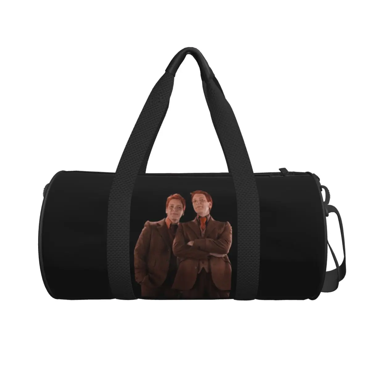 

Weasley Twins Printing Fashion Large Duffle Gym Bag Waterproof Duffle Travel Bags Handbags Fitness bag