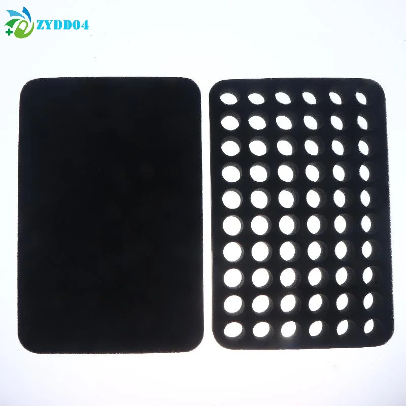 

●Black 60 Slot Foam Pad Removable Bottom Divider Holds 60 Bottle15 Ml/10ml Bottles Of Nail PolishOr Essential Oil Storage Tool