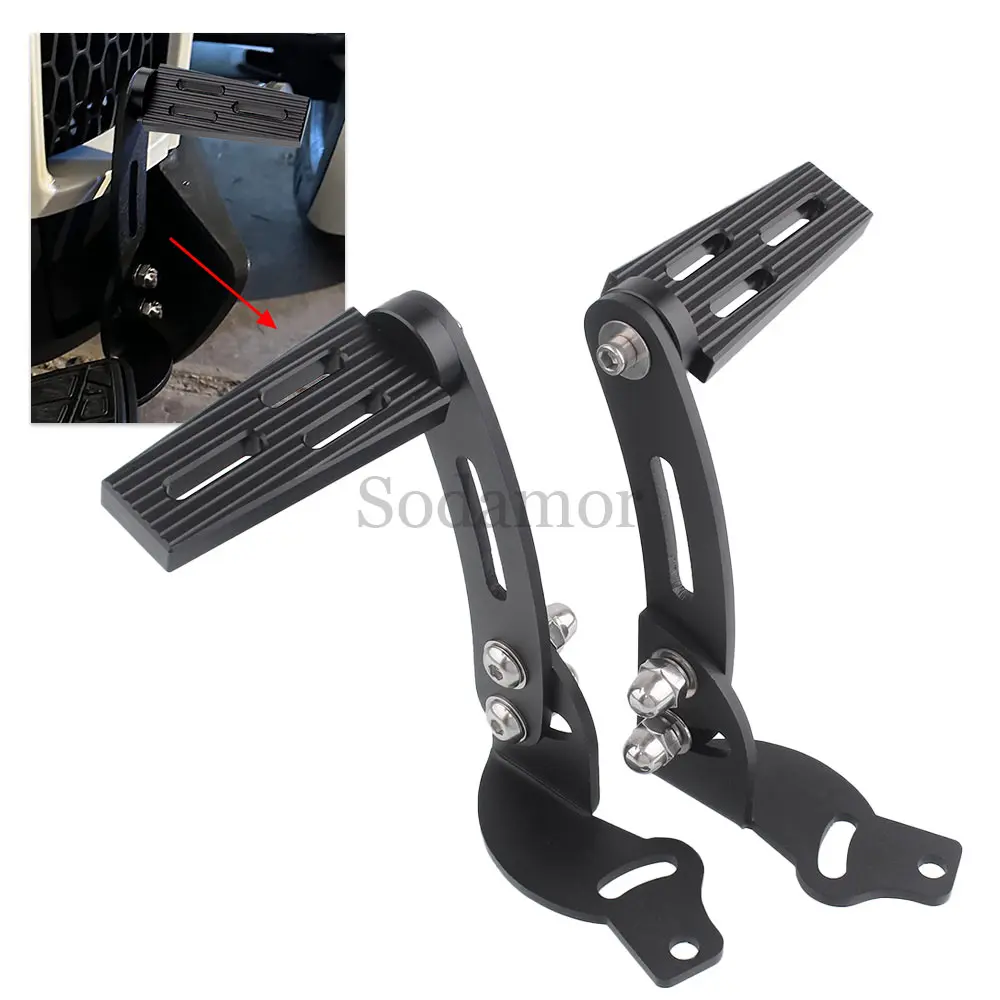 Adjustable Highway Pegs Floorboard Foot Rest Extension Footpeg Footrest Pedal For Can-Am Spyder F3 Factory Floorboards 2015-2023