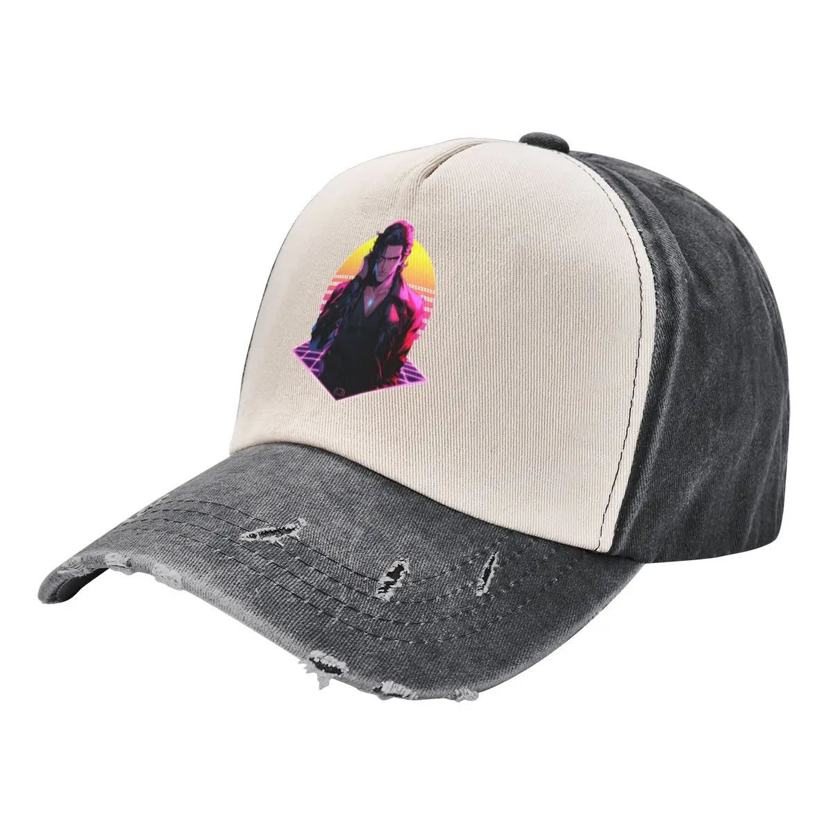 

Retro Wave 80s Anime Man – Anime Sticker Baseball Cap Kids Hat Streetwear Women's Beach Outlet 2025 Men's