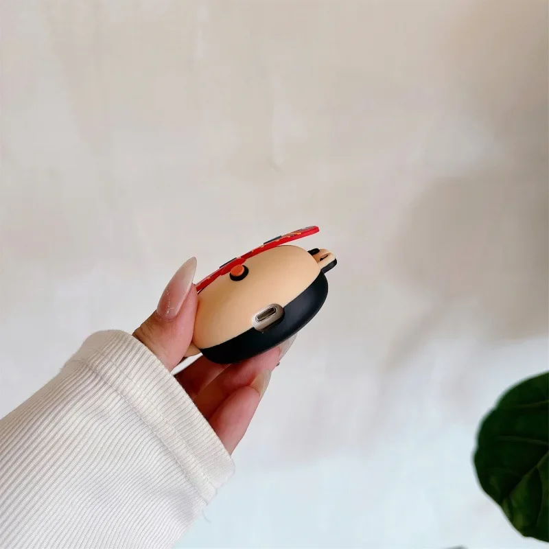 Bluetoothヘッドセット用の3D漫画ケース,充電ボックス,保護カバー,Airpod Pro 1,2,3,4